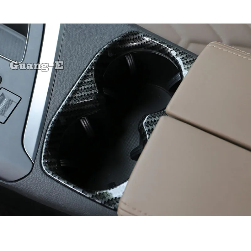 

Car Cover Stick Trim ABS Center Console Cup Holder Gear Box Frame Armrest For Peugeot 3008 GT 3008GT 2016 2017 2018 2019 2020