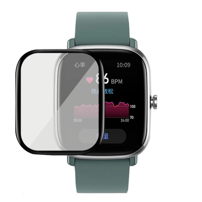 

3D Curved Edge Soft Clear Protective Film Full Cover For Amazfit GTS 1/2/Mini Sport Smart Watch GTS2 LCD Screen Protector Guard