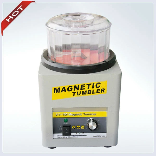 Magnetic Polishing Machine Magnetic Tumbler Jewelry Machine and Tools Capacity 600g Time Tumbling 0-60min