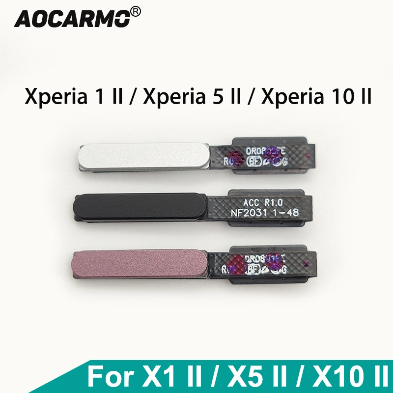 Кнопка включения/выключения Aocarmo для Sony Xperia 1 II /5 II /10 II X1ii X5ii X10ii