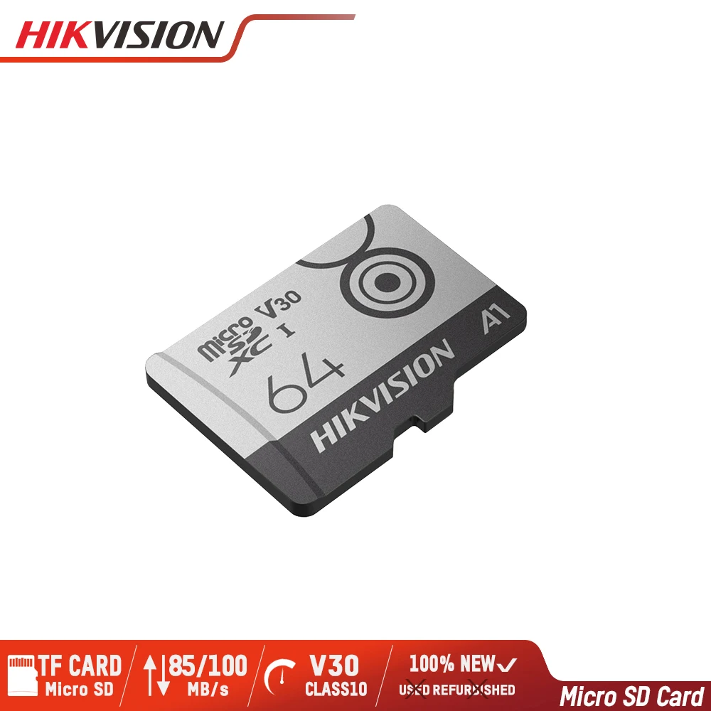 Карта памяти Micro SD HIKVISION 32 ГБ класс 10 SDXC TF-карта 128 64 макс. 100 Мб серия записи 4K для