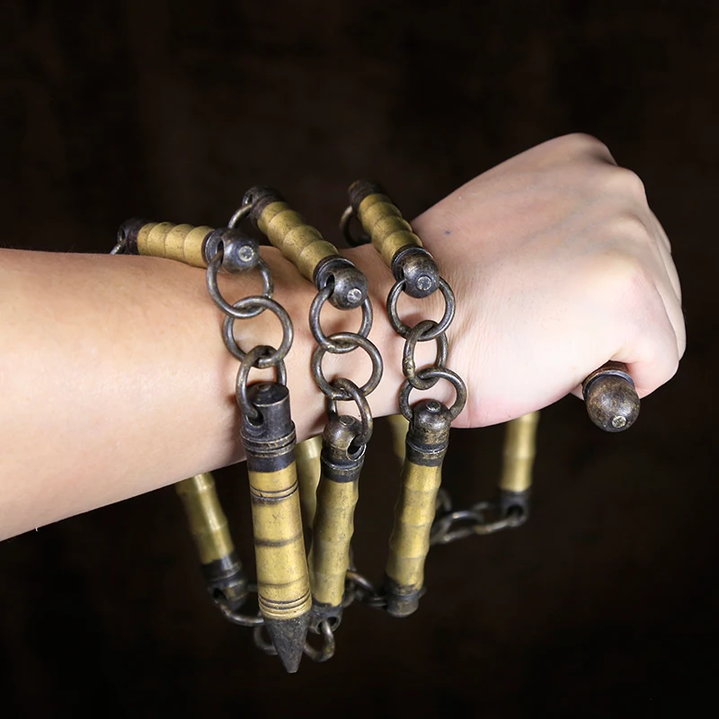 Плетка из чистой меди кнут с 9 секциями для фитнеса и боевых искусств взрослых