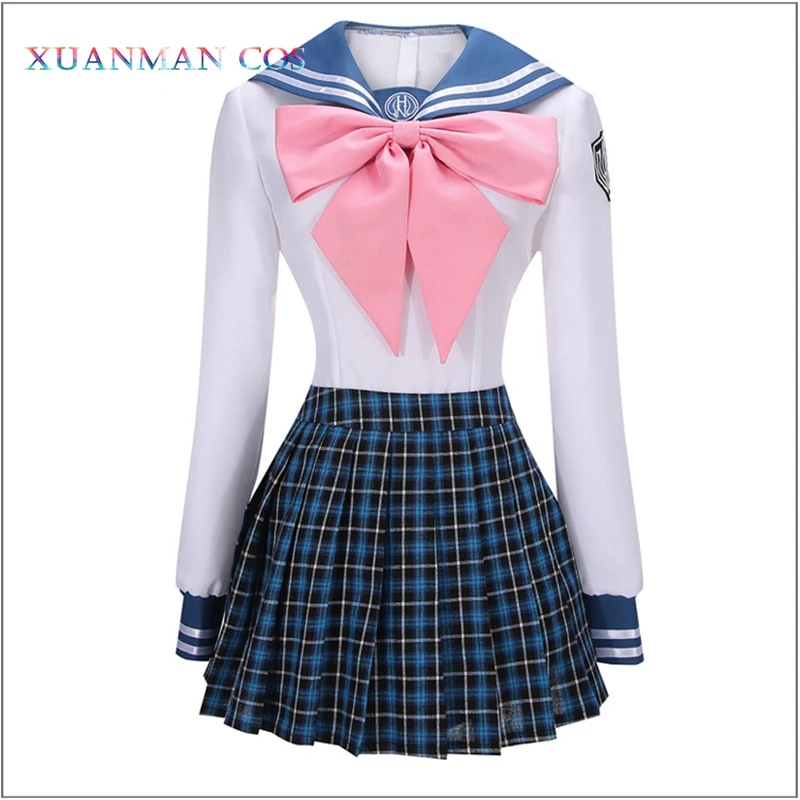 Костюм для косплея Danganronpa Sayaka Maizono школьная форма академический наряд Женская