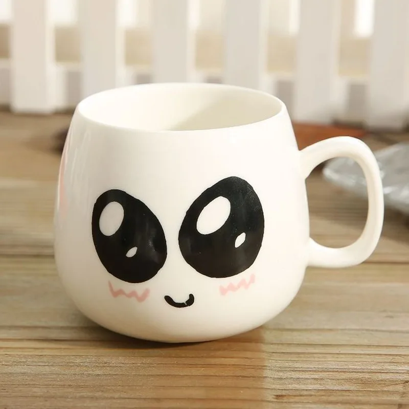 

Ceramic Coffee Mug Temperature Resistant Cute Water Cup Drinking Glasses With Handle Durable Drink Cups Kitchen Accessories