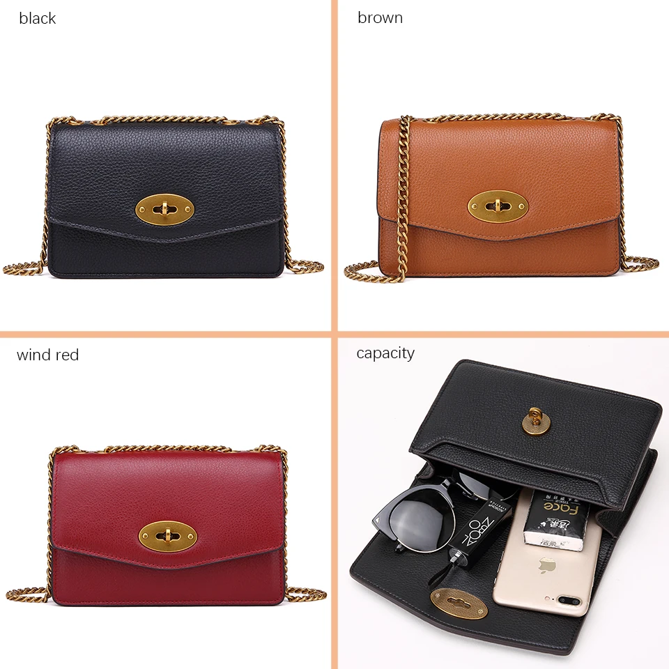 Женская сумка-мессенджер NEVEROUT маленькая однотонная сумка через плечо из