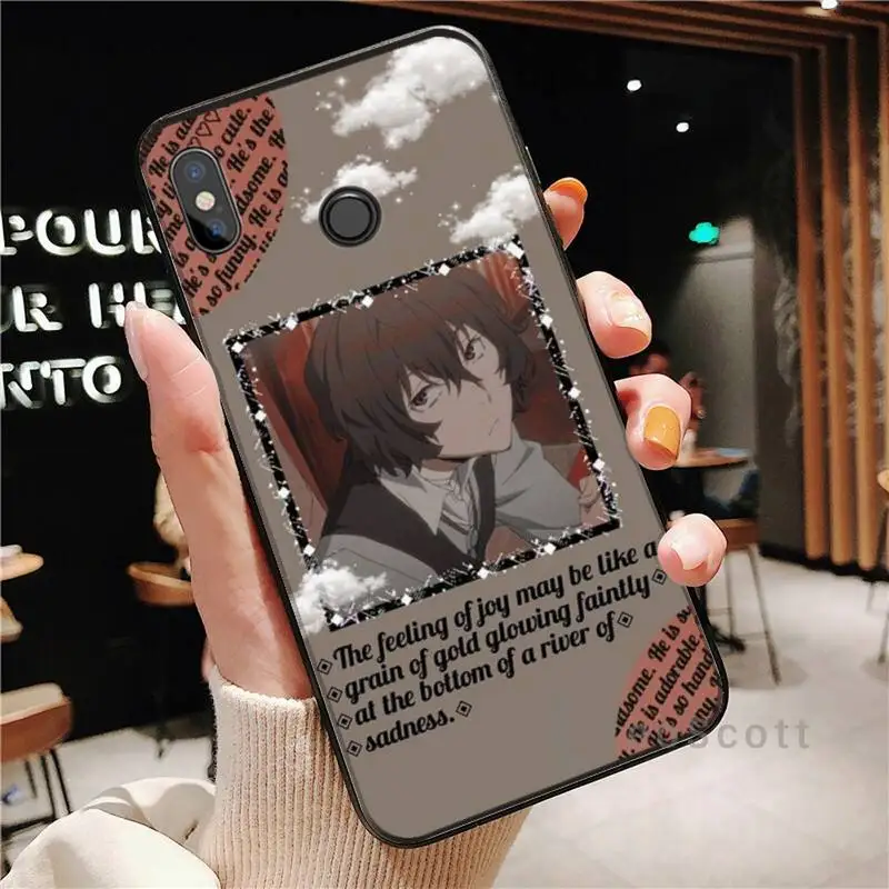 

Anime Bungou Stray Dogs Phone Case For Xiaomi Redmi note 4 4X 8T 9 9s 10 K20 K30 cc9 9t pro lite max