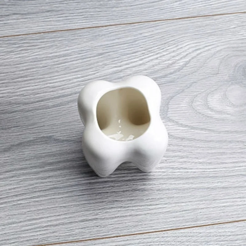 Творческий зуб Форма цветочный горшок DIY Садоводство горшках сочные мясистое