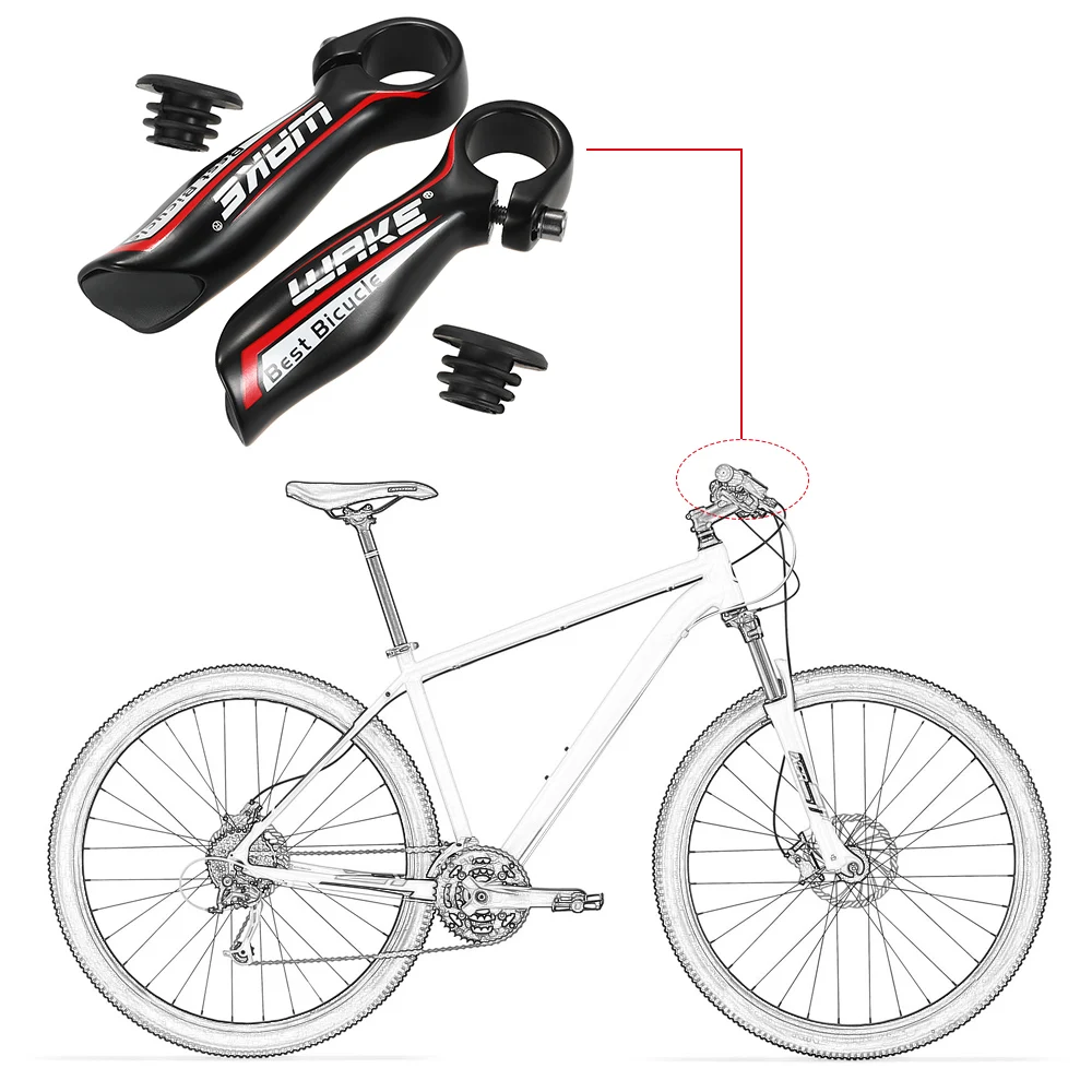 1 пара велосипедных ручек алюминиевый сплав горный торцевой Руль Горный