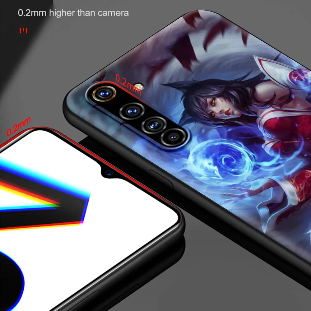 lol game shockproof case for realme c3 8 pro bag fundas silicone soft black cover for realme 6 7 pro c21 shell luxury coque tpu free global shipping