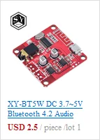 BT201 двойной режим 5,0 Bluetooth без потерь аудио усилитель мощности плата модуль Tf карта U диск Ble Spp последовательный порт прозрачный Транс