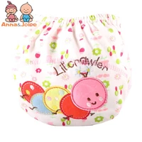 2pclot baby diapers reusable nappies cloth washable infants children cotton training pants panties nappy changing