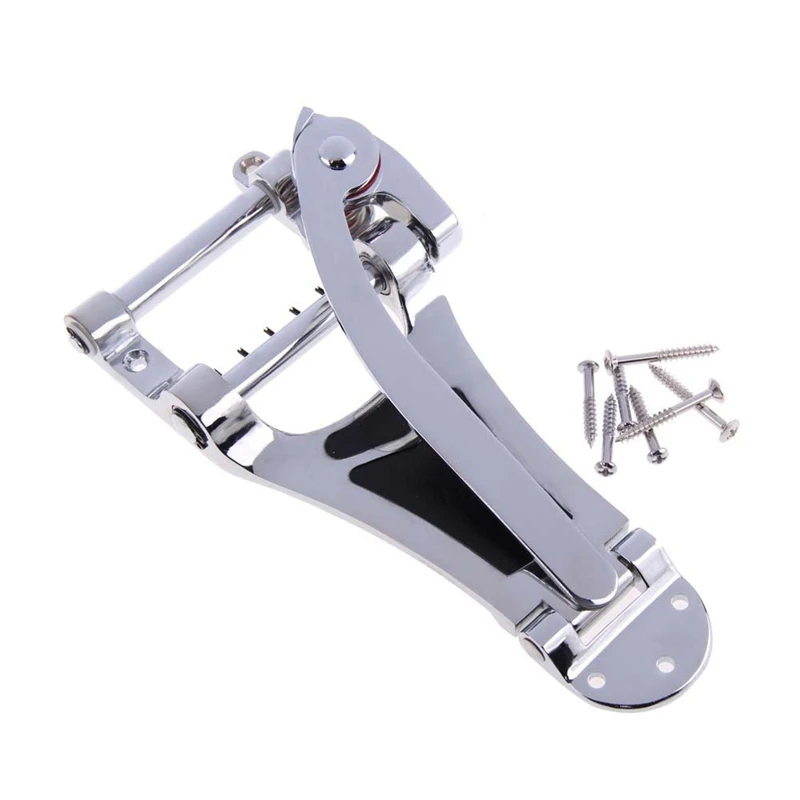 Серебряный тремоло вибрато мост задняя часть полый корпус арктоп для Ле Пол