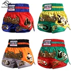 Шорты для тайского бокса Muay Bjj, мужские, женские, детские, подростковые, для кикбоксинга, боев, MMA, спортивные шорты, брюки для бокса