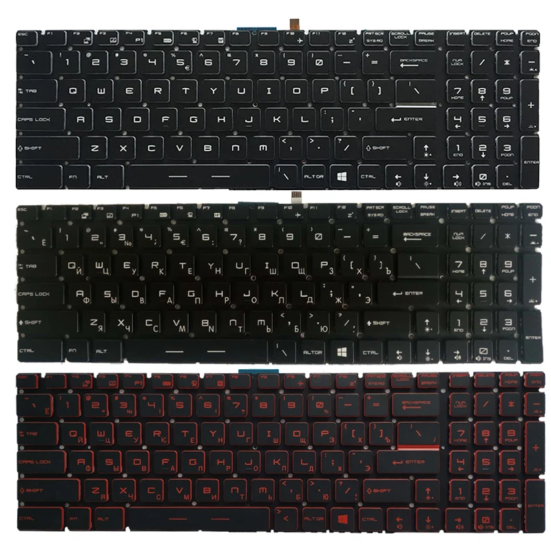 Новая русская клавиатура для ноутбука MSI GP62 GP72 GL62 LG72 GL72 GP62VR GP62MVR GP72MVR RU | Компьютеры