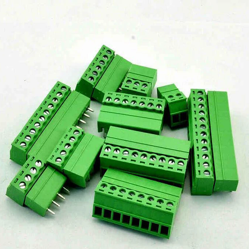 

30 компл./лот KF2EDG 3,81 мм 8Pin прямой штекер-в винтовой клеммный разъем 3,81 8P