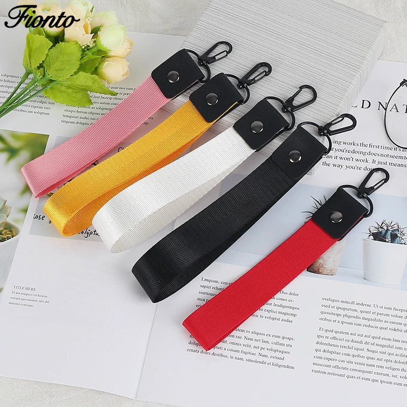 Брелок с лентой FIONTO Женский чехол для телефона цепочка ключей бумажник ремешок