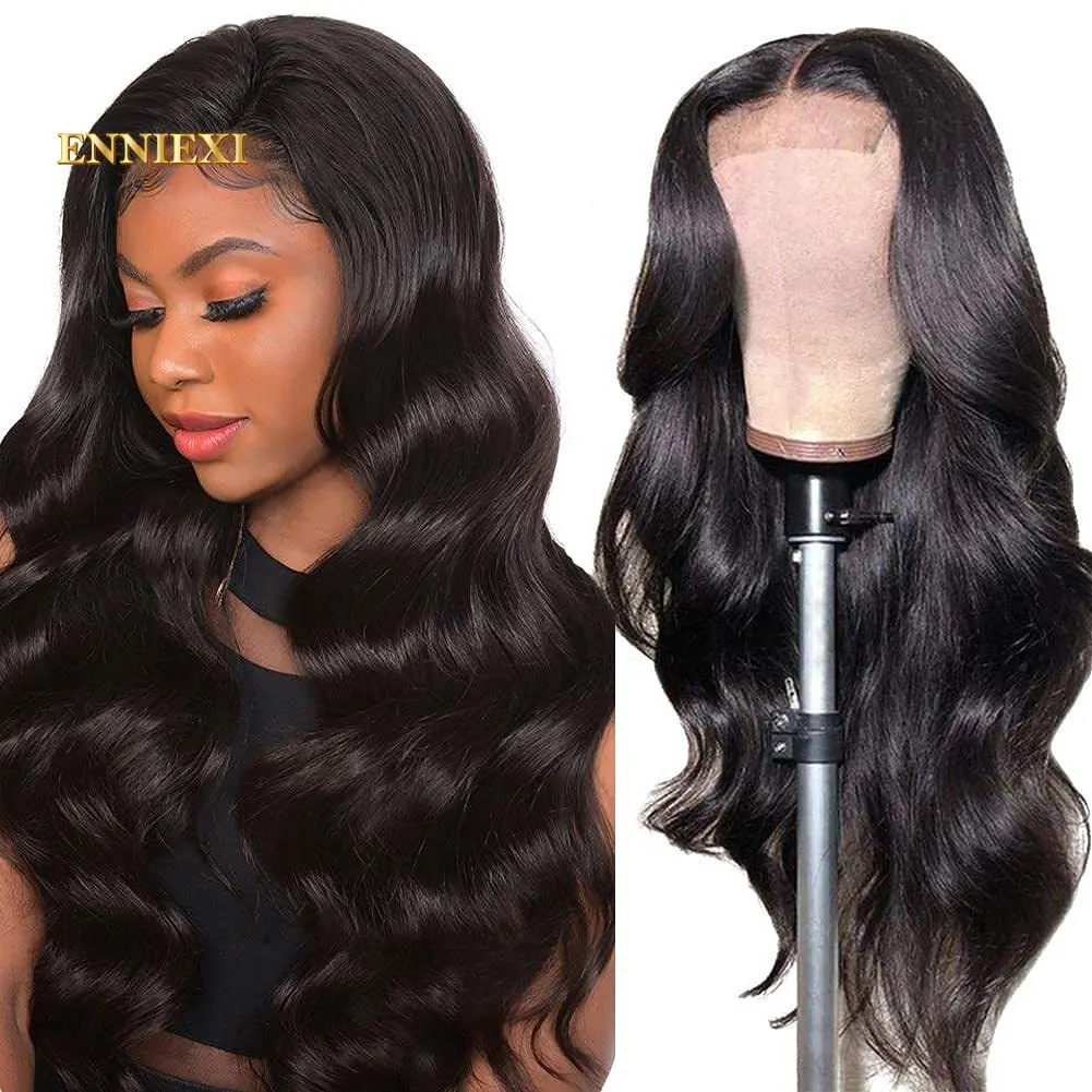 

Remy HAIR Peruvian Body Wave Lace Front Wig 4x4 Body Wave Lace Closure Wigs Women Human Hair Wigs Raw Inidan Wavy Frontal Wigs
