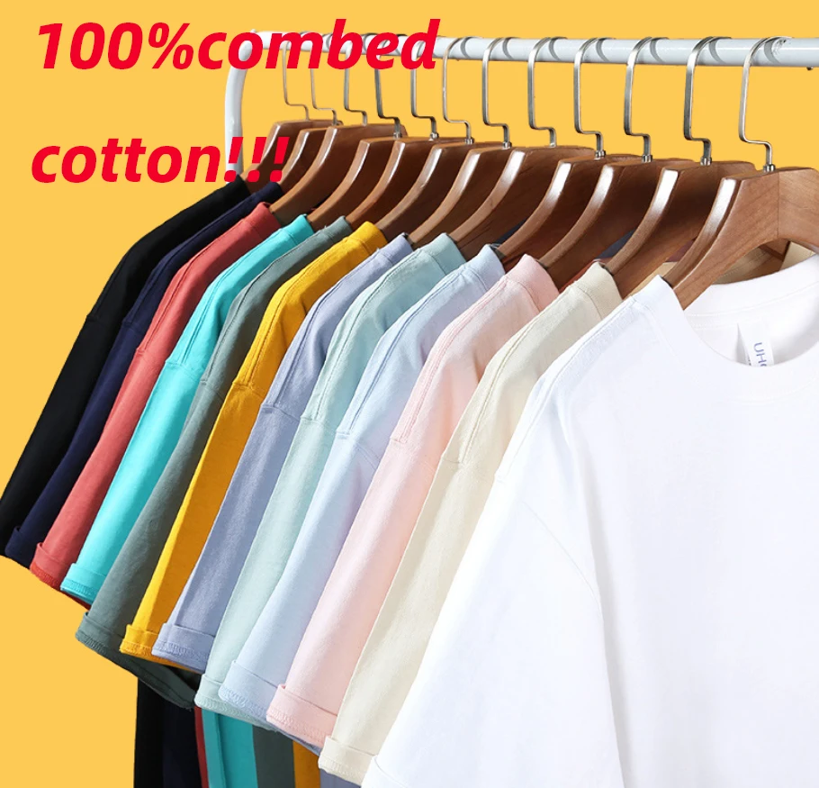 

MIFLAME 2021 Summer 100% combed cotton White Solid T Shirt MenWomen Causal O-neck Basic T-shirt Male High Quality Classical Tops