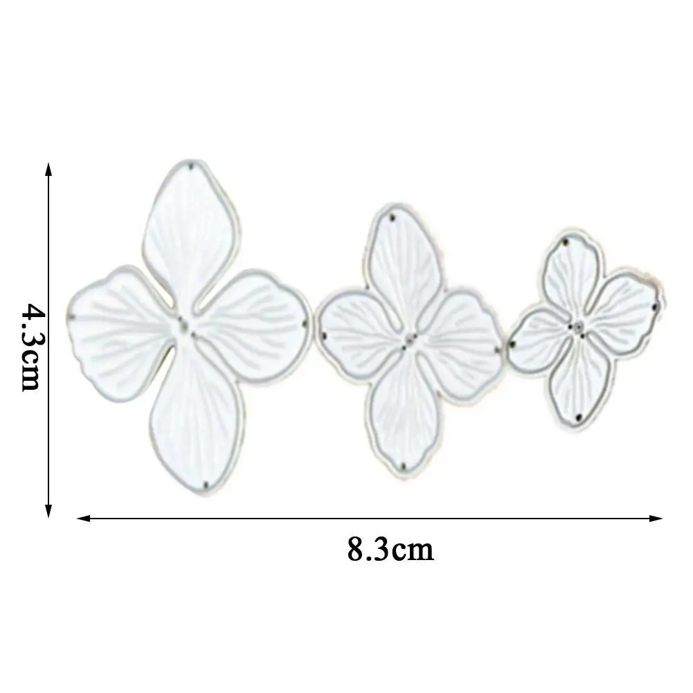 

3Pcs Rose Flowers Metal Cutting Die for Craft Dies Stencil Template Scrapbooking Embossing Knife Mould Punch Making Cards Dies