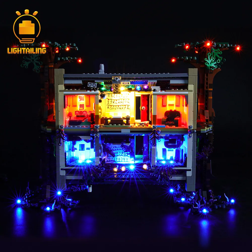 LIGHTAILING светодиодный светильник комплект для чужих вещей перевернутый светильник комплект совместим с 75810(не включает модель
