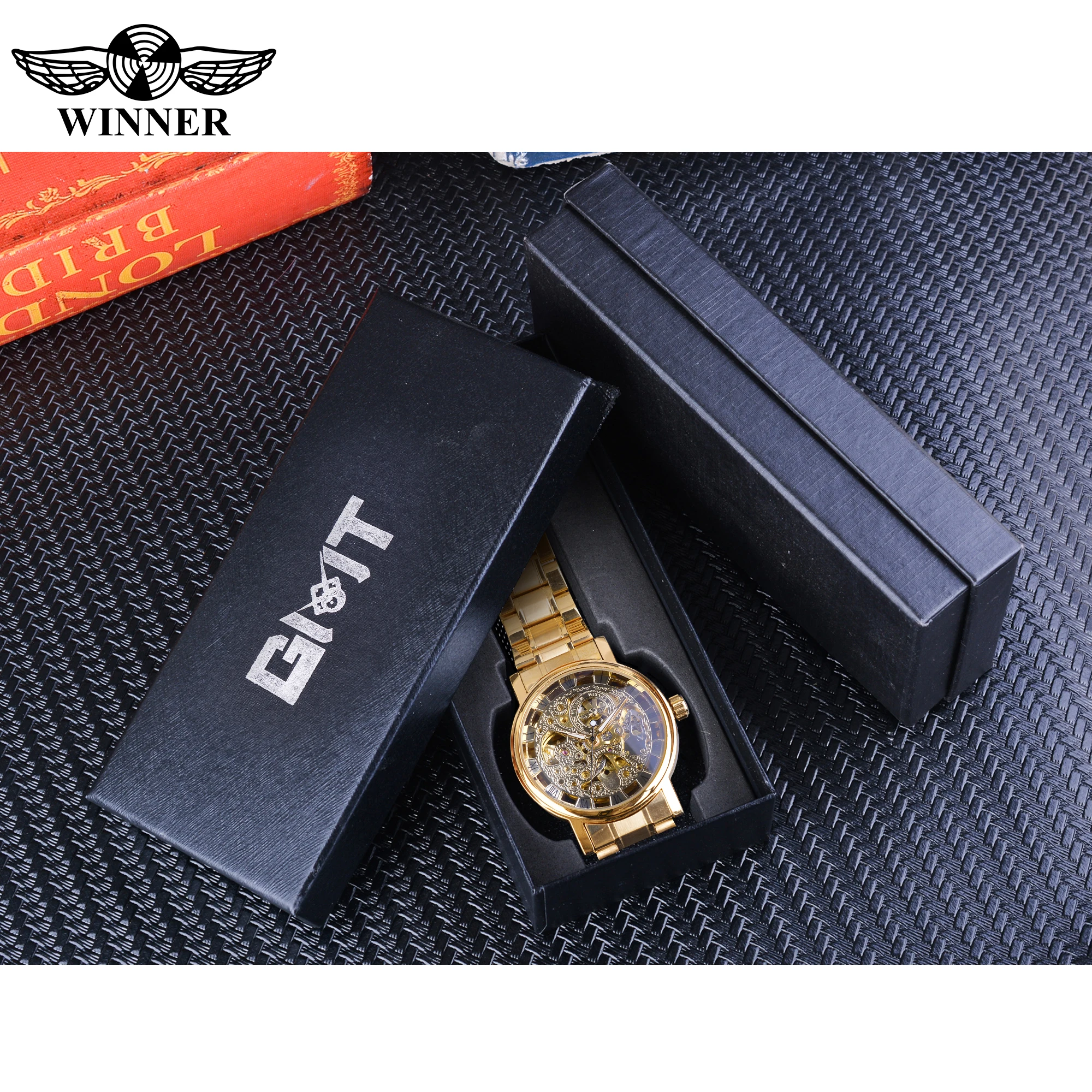 Часы Winner мужские механические из нержавеющей стали|Мужские часы| |