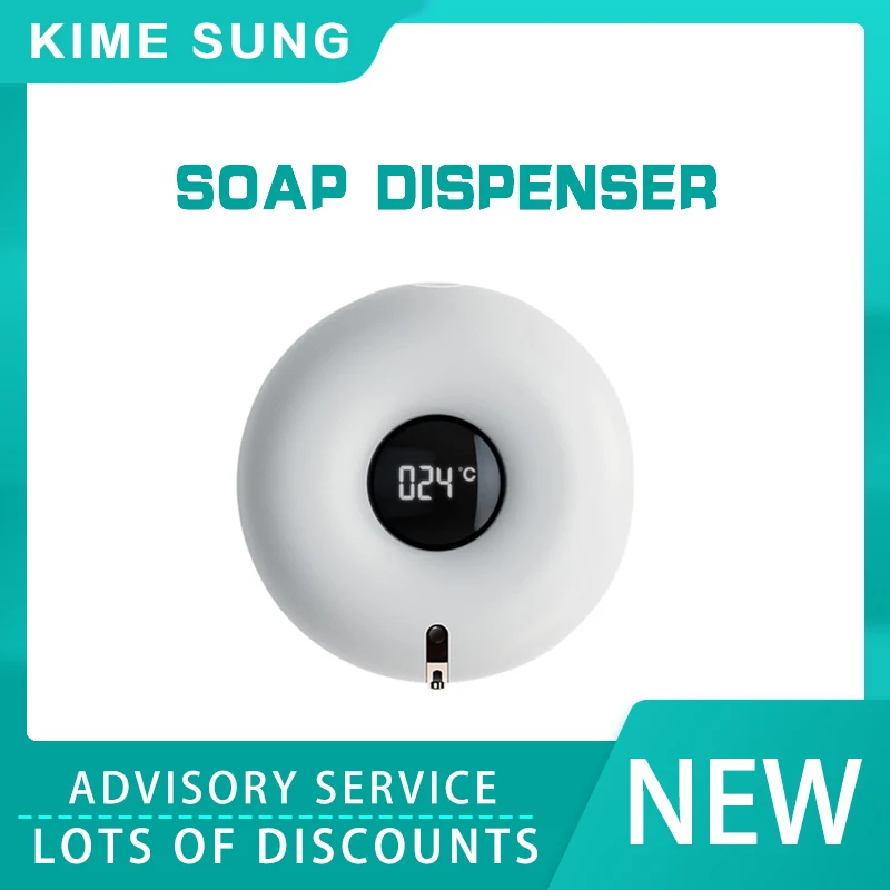 

Automatic Touchless Soap Dispenser with Infrared Motion Sensor & LED Screen