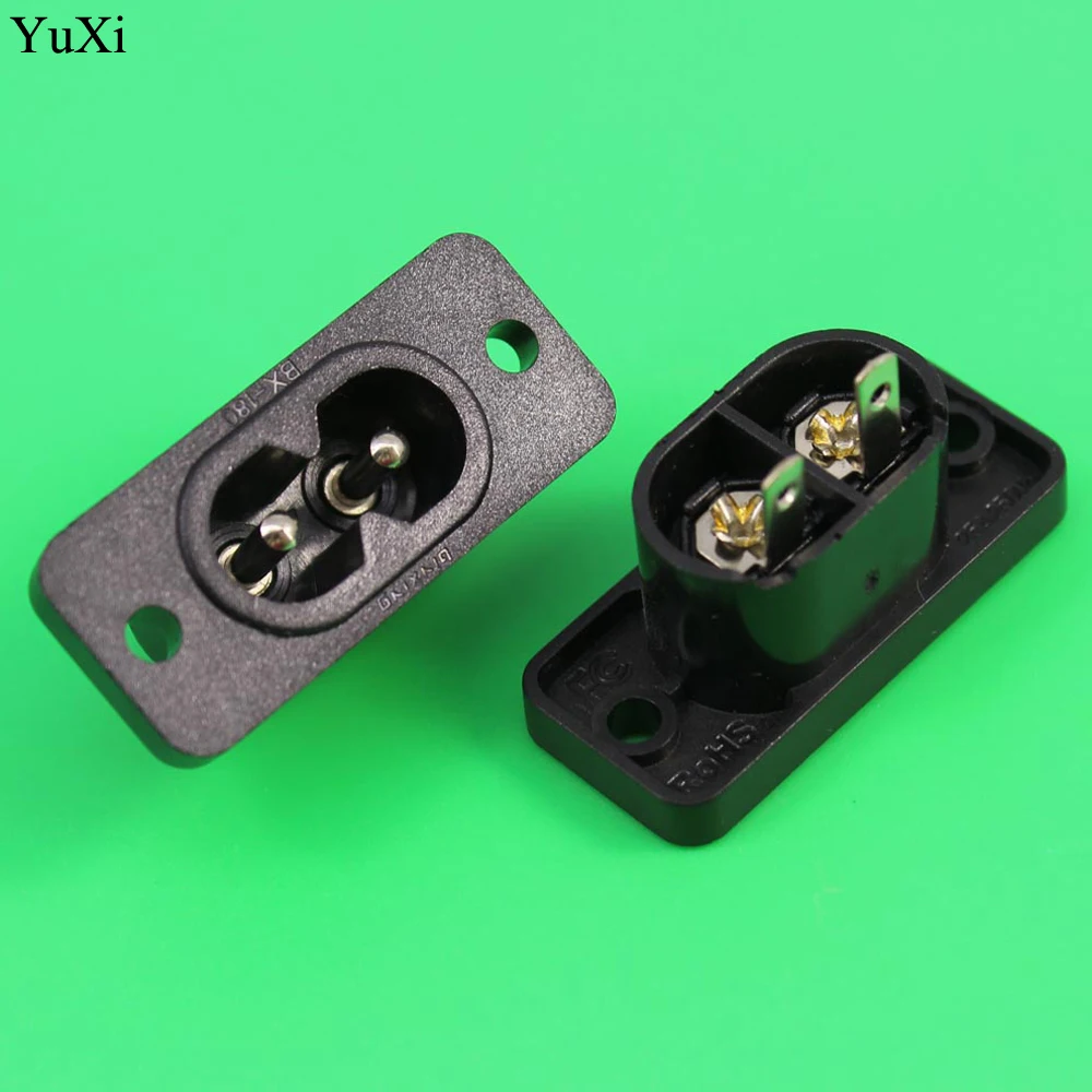 Штепсельная Вилка YuXi IEC320 C8 250 в а черного цвета | Компьютеры и офис