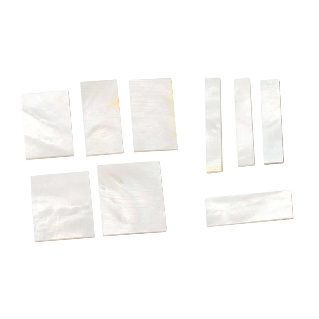 

9Pcs Wide-used Inlay Mother of Pearl Blanks for Guitar Instruments Accessory
