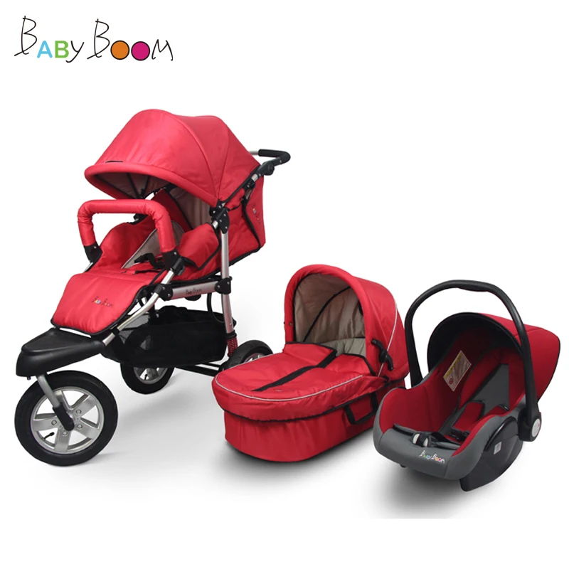 BabyBoom детская коляска внедорожная Высокая Ландшафтная лампа может сидеть и