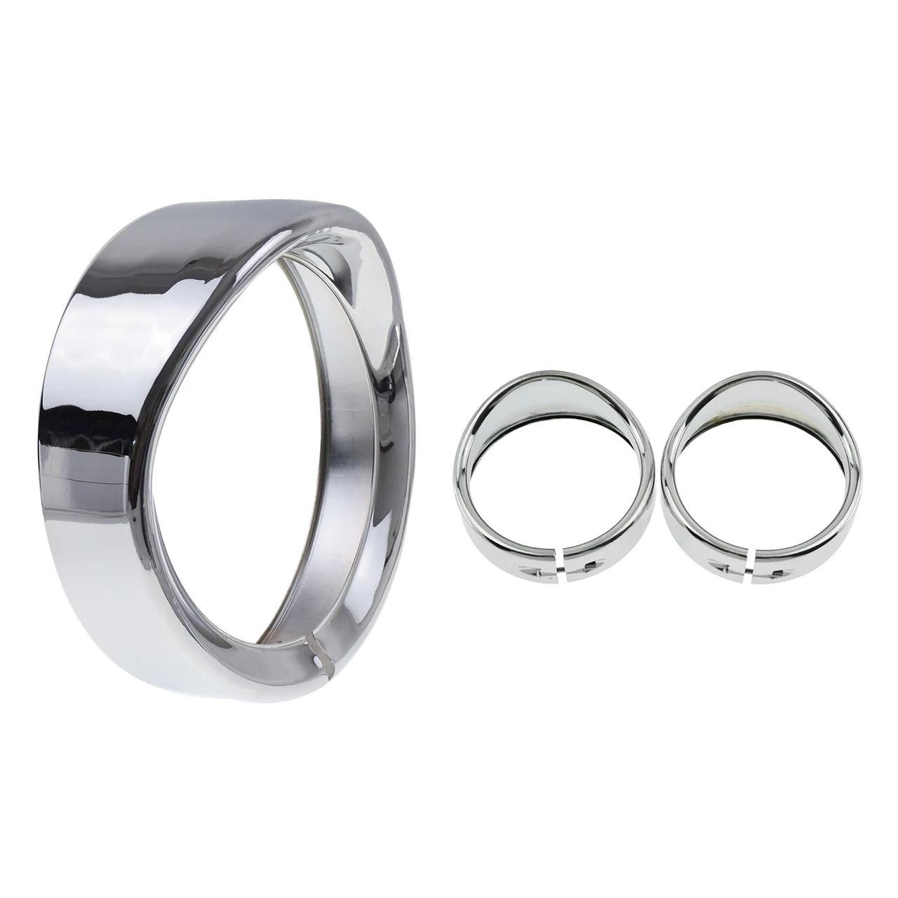 Светодиодная передняя фара для мотоцикла 7 дюймов H4 Облицовочный козырек 4 5 дюйма