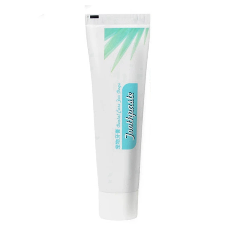 

Pet Toothpaste Pet Teeth Cleaning Supplies Vanilla Dog Healthy Edible Toothpaste for Dog Cat Oral Cleaning and Care 1PC