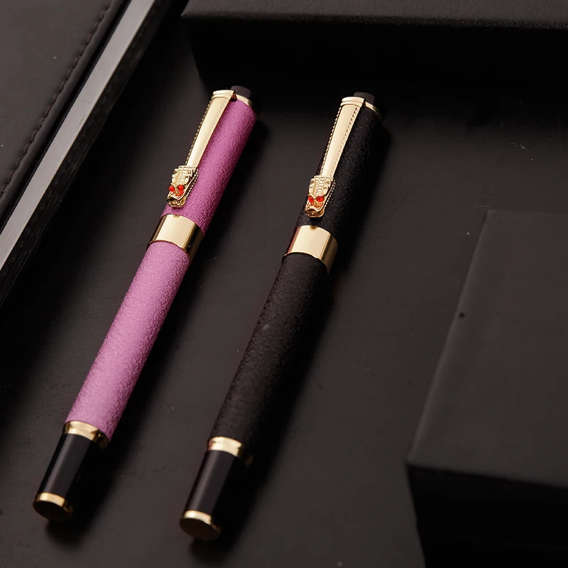 Ручка перьевая металлическая с чернилами цвет в ассортименте 1 шт | Канцтовары