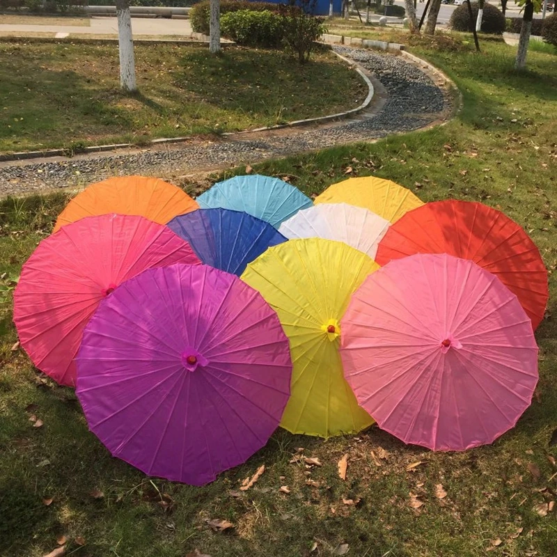 Высокое качество китайский цвет ed белые Солнцезащитные Зонтики бумажный