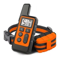 500m dog training collar pet electric remote control collar waterproof rechargeable dog training tool with lcd display
