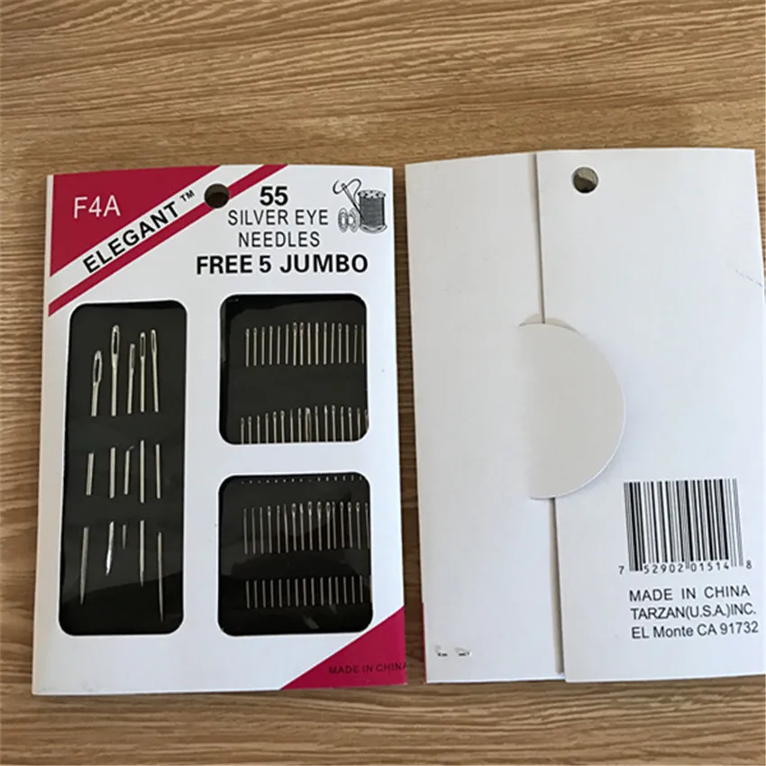 55 шт./компл. ручные стежки из нержавеющей стали набор швейных булавок для