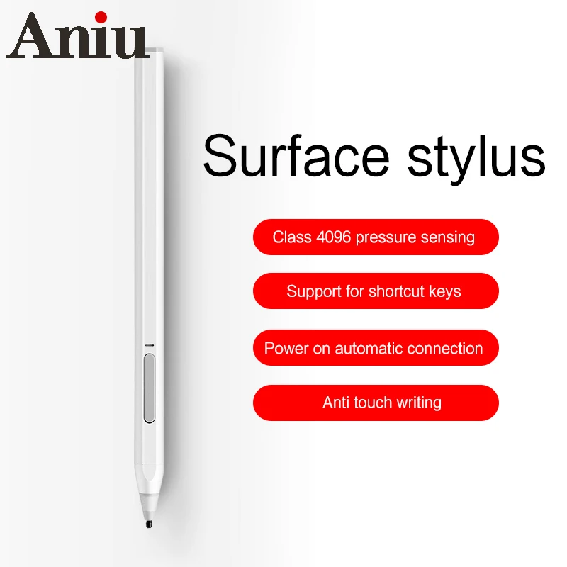 

Aniu Tablet Pen For Microsoft Surface Pro 7/6/5/4/3 Go Pro X Stylus Rechargeable pen Book Laptop 3/2 Studio Pressure Pen Touch