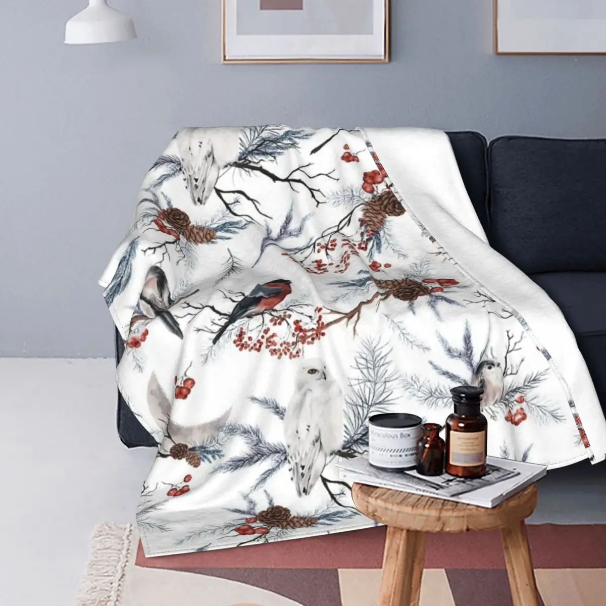 

Здравствуйте, веселая зима-Манта с принтом и надписью «navideo»