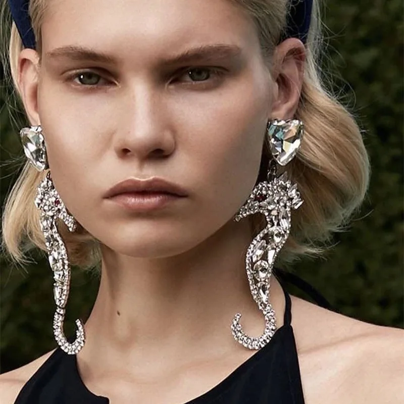 Потрясающие серьги-подвески Стразы 2019 оптовая продажа ювелирные изделия новые