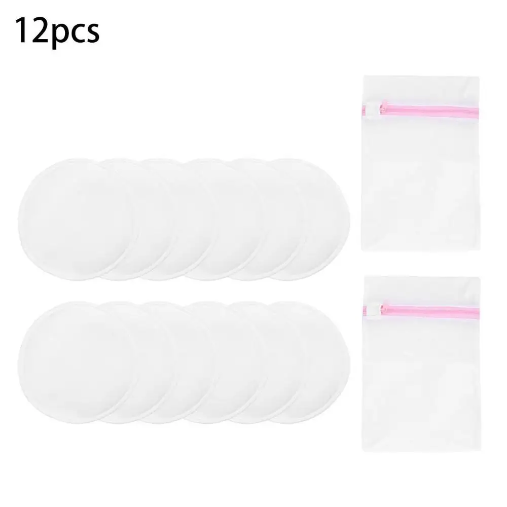12 шт многоразовые абсорбирующие грудные прокладки для кормящих против перелива