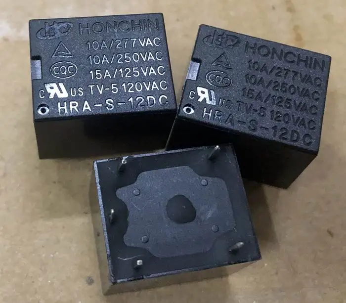 New HRA-S-12DC HRA-S-24DC (T73-1C-12V24V) Relay 5pins |