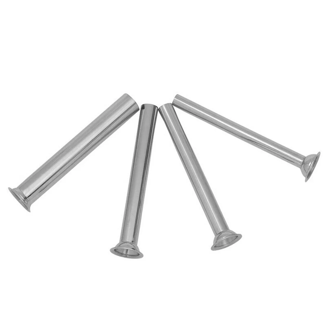 4Pcs Stainless Steel Sausage Stuffer Filling Tubes 165mm/6.5inch Silver Funnels Nozzles Parts Filler Tube For Salami Ma | Дом и сад