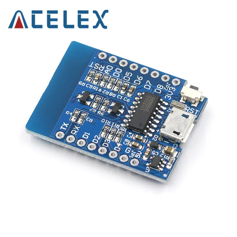 5 шт. D1 mini V1 - Mini NodeMcu 4M байт Lua Wi-Fi плата разработки Интернета вещей ESP8266 от WeMos |