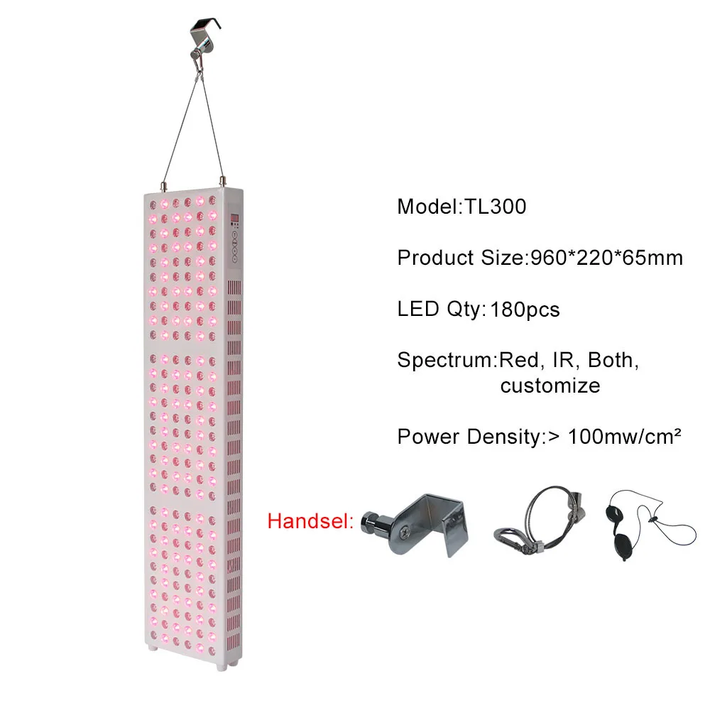 TL300 Idea светильник 300W 360W 830nm led 660 850 led панель Красный светильник терапия TL300 для кожи и тела - Испускаемый цвет: TL300
