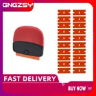 Автомобильная наклейка, скребок для бритвы 20 шт., пластиковое лезвие для бритвы, виниловая углеродная пленка, съемник клея, Швабра для окон, Очистка Стекла E37 20P