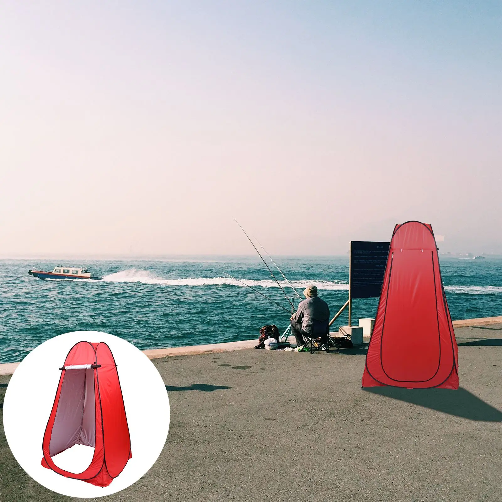 

Outdoor Camping Traveling Durable Colorful Tents Changing Room Shower Tent