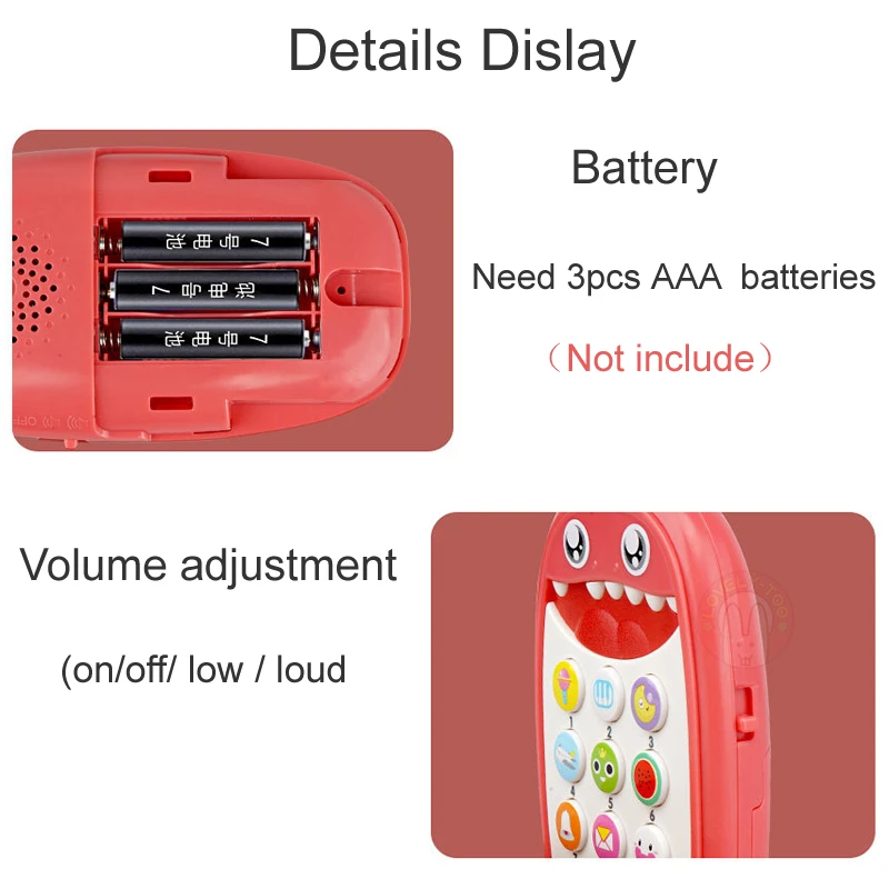 Детский телефон игрушка музыкальные игрушки для детей развивающая обучающая