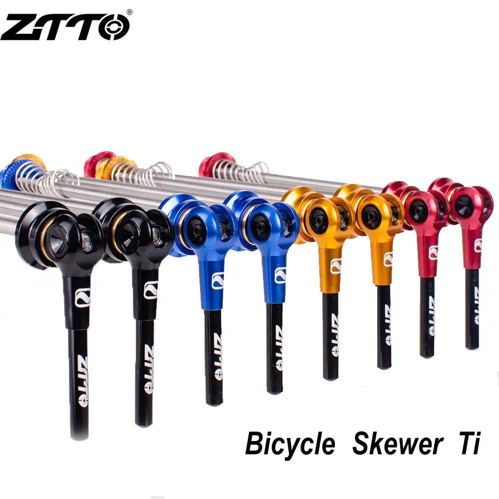 

ZTTO Road Bike Skewer Ti Quick Release Lever Bicycle Titanium Alloy CNC Rod Riding Accessories Tools