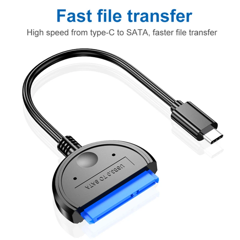 Конвертер для жесткого диска с USB 3 0/2 0/Type C на 2 5-дюймовый SATA Кабель-адаптер 5
