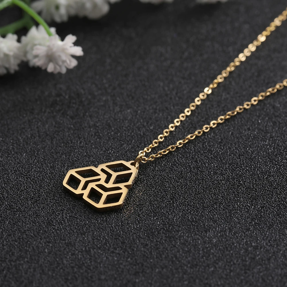 Кулон COOLTIME из нержавеющей стали модное ожерелье аксессуары трендовые сотовые