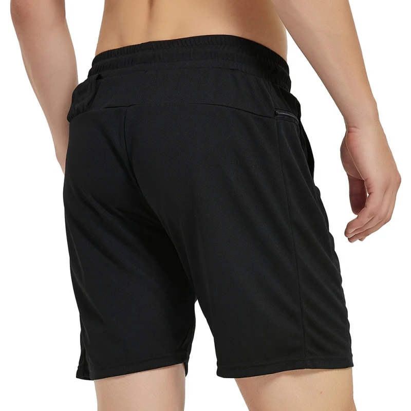 Мужские шорты для бега быстросохнущие спортивные спортзала фитнеса